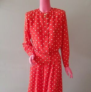 Vintage 2 piece dress by Chaus